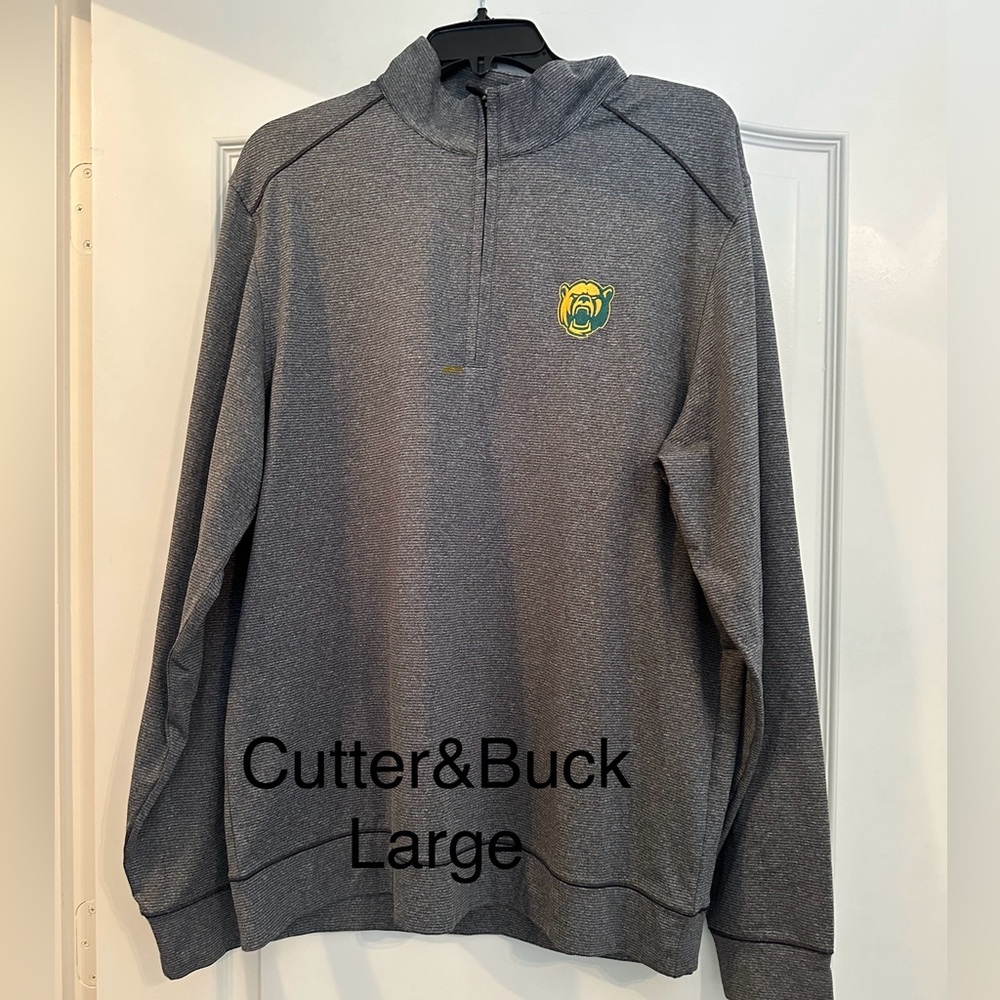 Baylor bears pullover. Cutter and buck. Size large.
